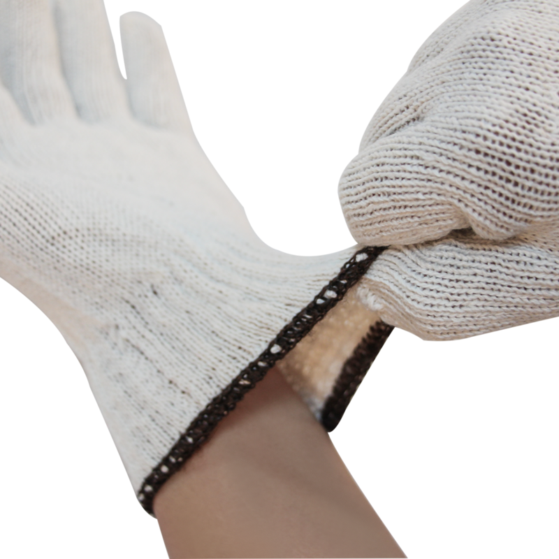 Poly cotton working safety gloves Cotton Glove Manufacturers