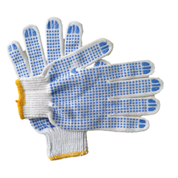 PVC dotted working cotton glove Cotton Glove Manufacturers