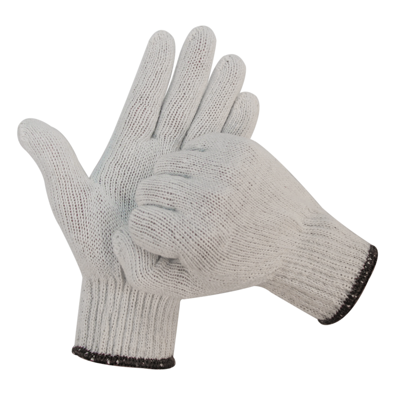 Poly cotton working safety gloves Cotton Glove Manufacturers