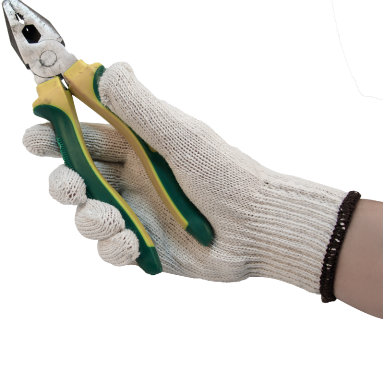 Poly cotton working safety gloves Cotton Glove Manufacturers
