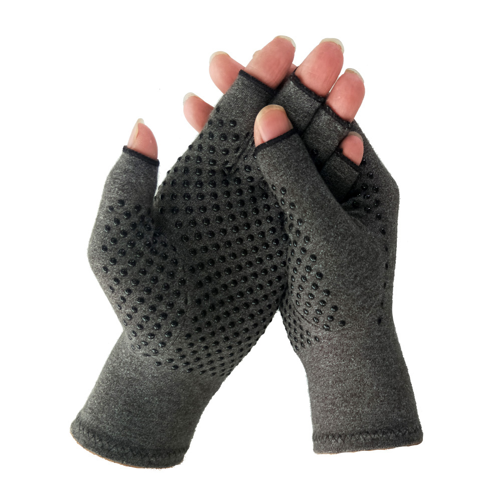 fingerless compression Anti slip hand glove Cotton Glove Manufacturers