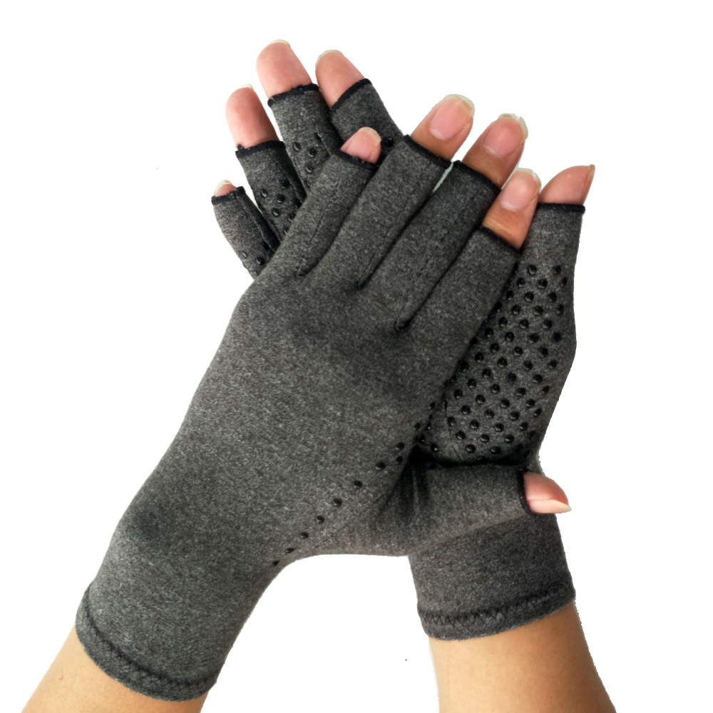 fingerless compression Anti slip hand glove Cotton Glove Manufacturers