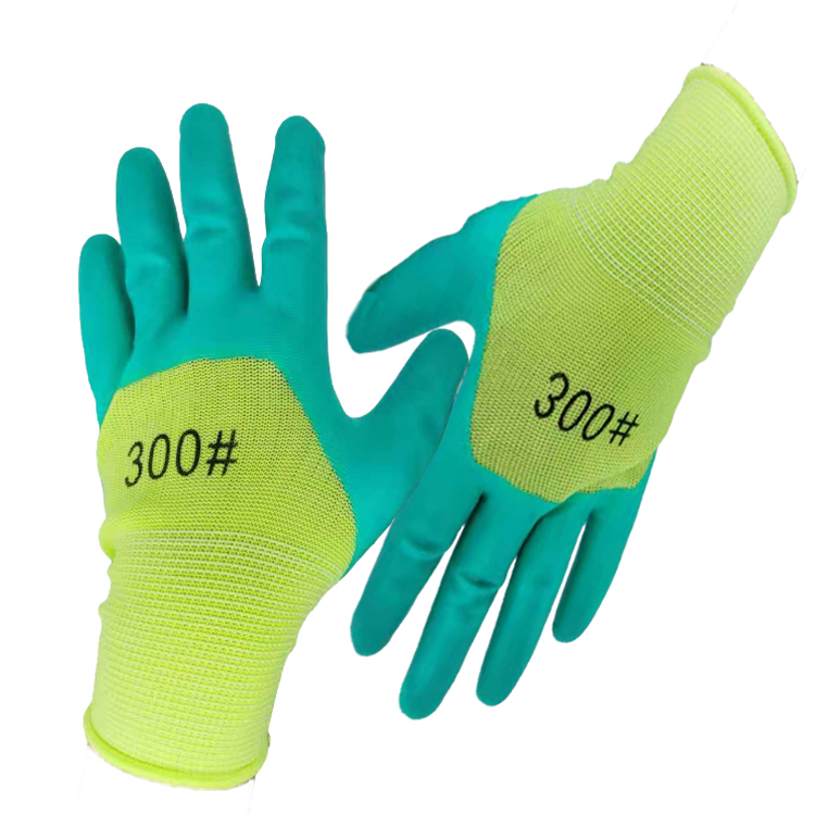 Latex Coated custom work safety gloves Cotton Glove Manufacturers