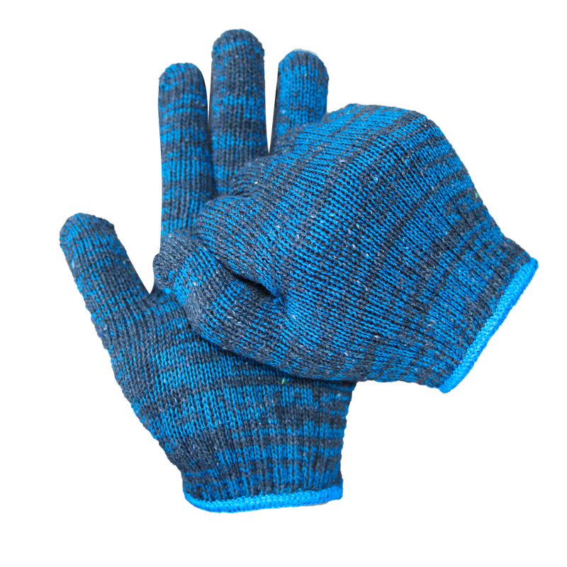 wear resisting knitting blended working gloves Cotton Glove Manufacturers