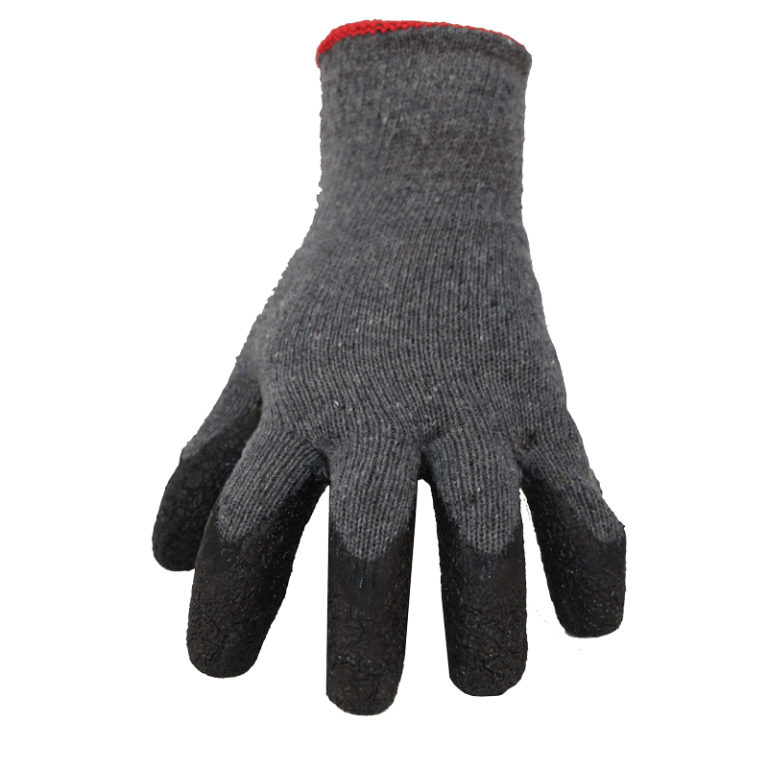 cotton knitted Latex working hand gloves Cotton Glove Manufacturers