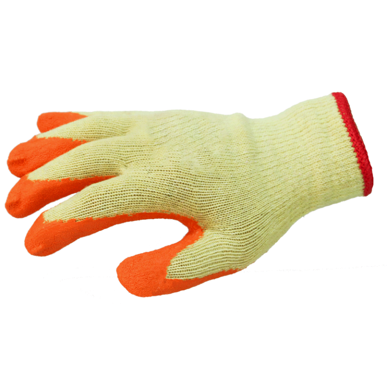 Latex Coated rubber dipped Gloves Cotton Glove Manufacturers