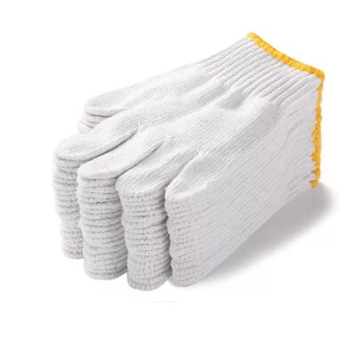 Anti-slip safety work cotton gloves for construction engineering