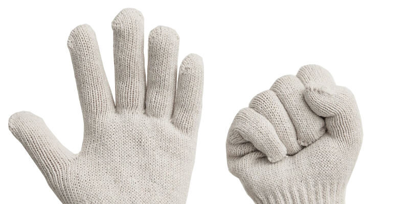 Anti-Slip White Labor Protective Work Cotton Gloves Factory (4) Anti-slip white labor protective cotton gloves for safety work