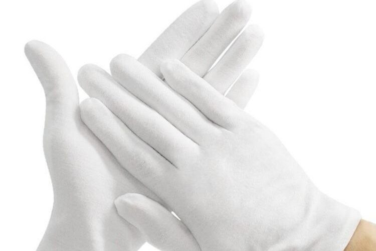 Anti-Sweat White Inspection Cotton Gloves Manufacturer (4) Anti-sweat fingerprint-resistant white inspection cotton gloves