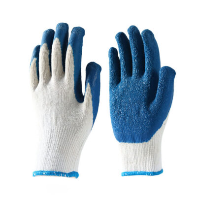 Anti-slip breathable coated cotton gloves for safety work