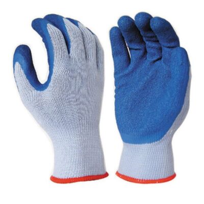 Anti-slip breathable coated cotton gloves for safety work