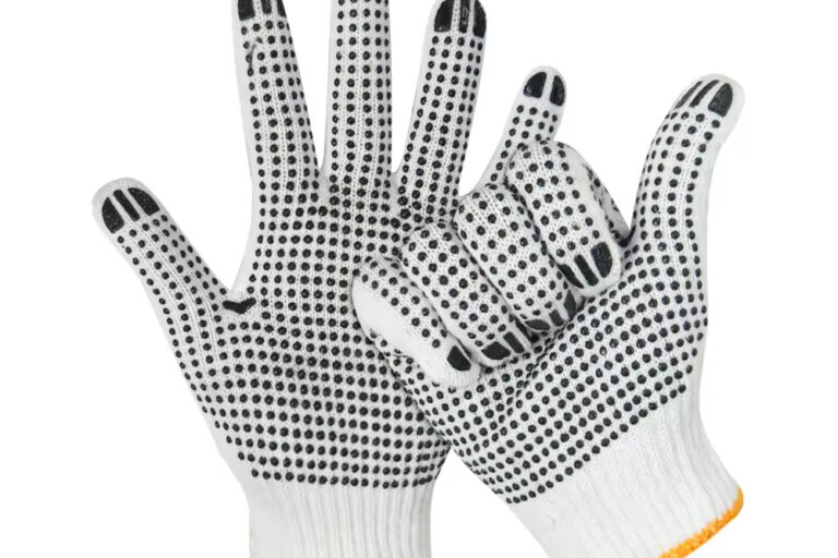 Breathable Anti-Slip Safety Dotted Cotton Gloves Manufacturer (8) Breathable dotted cotton gloves with anti-slip safety design