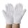 Breathable white inspection cotton gloves for industrial use