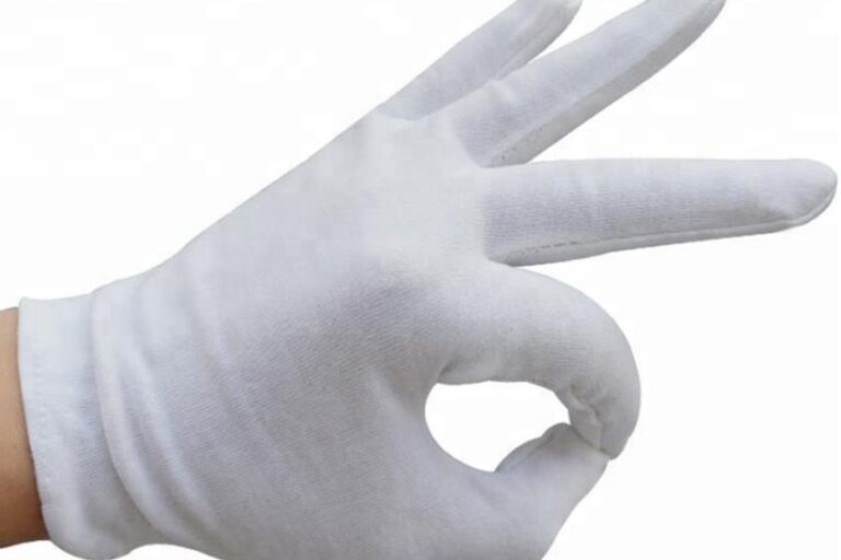 Breathable White Inspection Cotton Gloves Manufacturer (5) Breathable white inspection cotton gloves for precision tasks