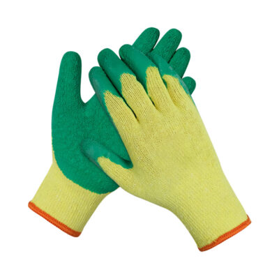 Comfortable anti-slip coated cotton gloves for industrial safety