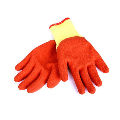 Comfortable anti-slip coated cotton gloves for industrial safety