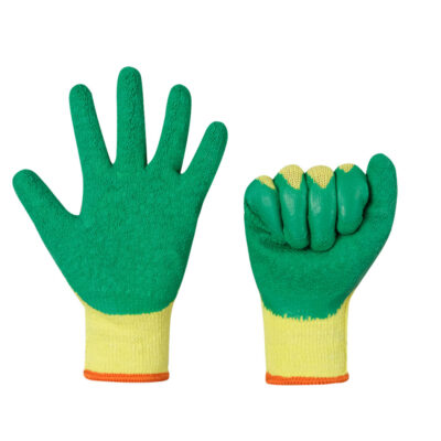 Comfortable anti-slip coated cotton gloves for industrial safety