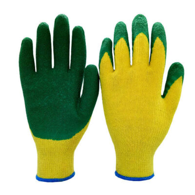 Comfortable anti-slip coated cotton gloves for industrial safety
