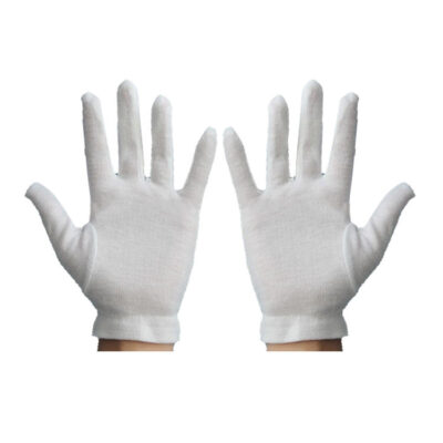 Comfortable breathable inspection cotton gloves for work use