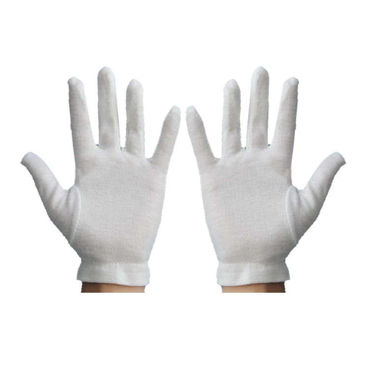 Comfortable breathable inspection cotton gloves for work use