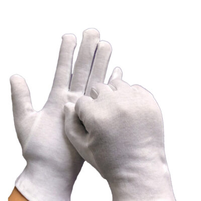 Comfortable breathable inspection cotton gloves for work use
