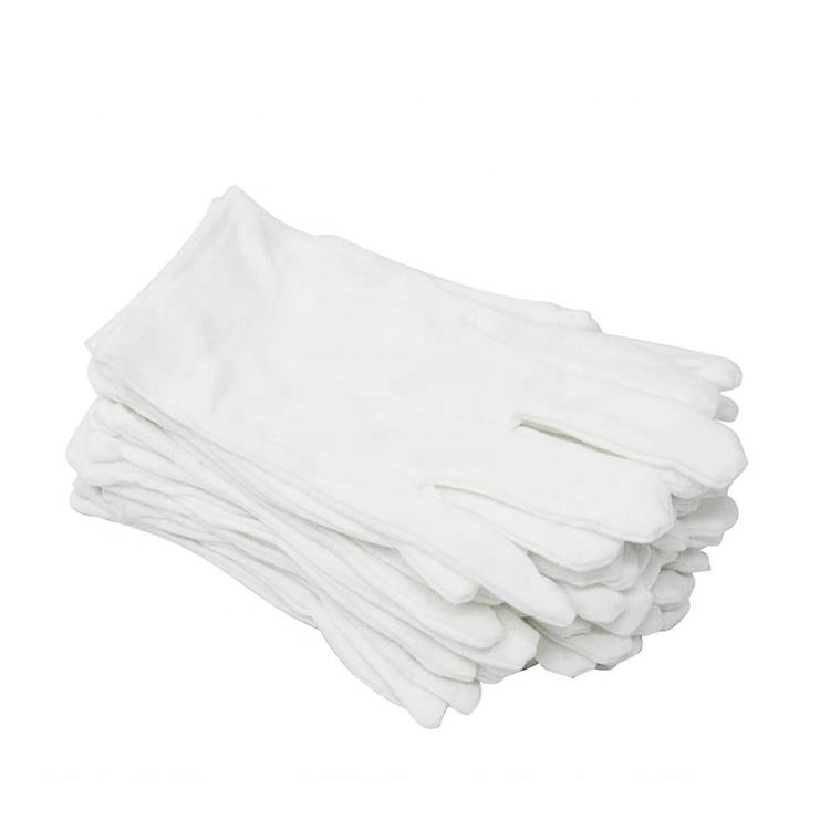 Skin-friendly inspection cotton gloves for delicate tasks