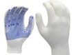 Anti-slip durable dotted cotton gloves for construction engineering