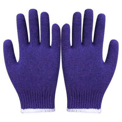 Custom design safety work cotton gloves for industrial protection