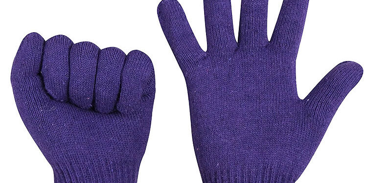 Custom design safety work cotton gloves for industrial protection