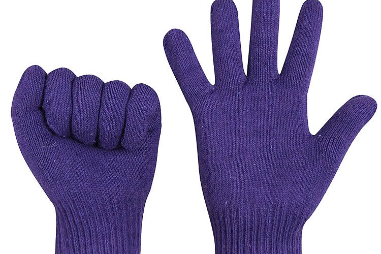 Custom design safety work cotton gloves for industrial protection