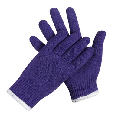 Custom design safety work cotton gloves for industrial protection