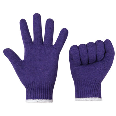 Custom design safety work cotton gloves for industrial protection