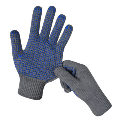 Cut-resistant dotted cotton gloves for construction and garden work