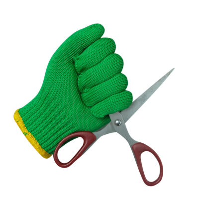 Cut-resistant safety work cotton gloves for industrial protection