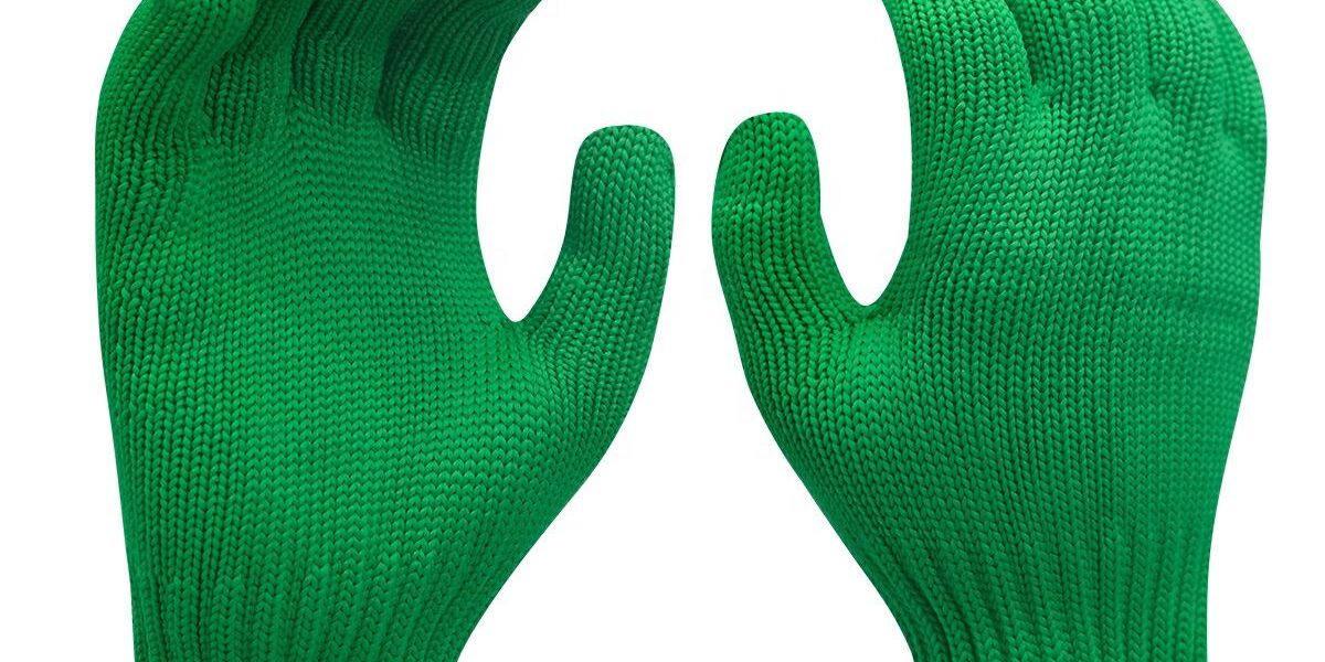 Cut-resistant safety work cotton gloves for industrial protection