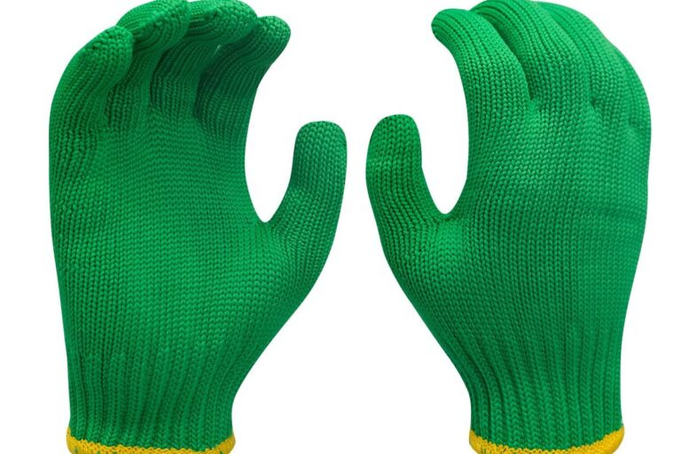 Cut-resistant safety work cotton gloves for industrial protection
