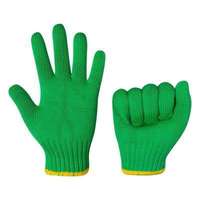 Cut-resistant safety work cotton gloves for industrial protection