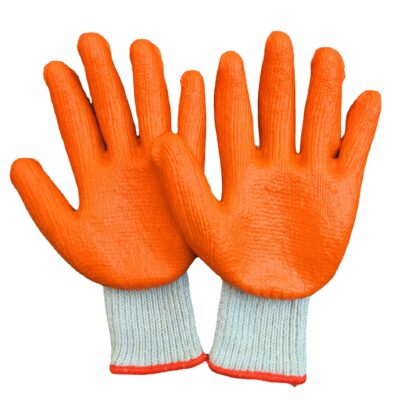 Construction safety coated cotton gloves for work protection