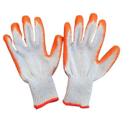 Construction safety coated cotton gloves for work protection