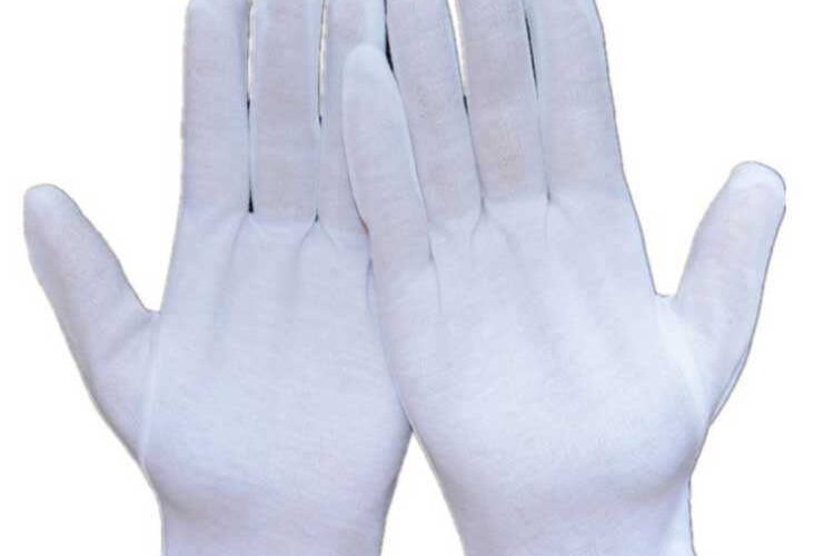 Elegant White Inspection Cotton Gloves Manufacturer (3) White inspection cotton gloves for ceremonies and events