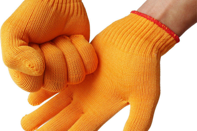 Heat-resistant cut-resistant work cotton gloves for high-temperature safety