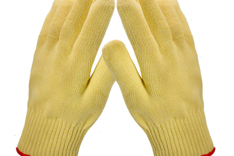 Heat-resistant cut-resistant work cotton gloves for high-temperature safety