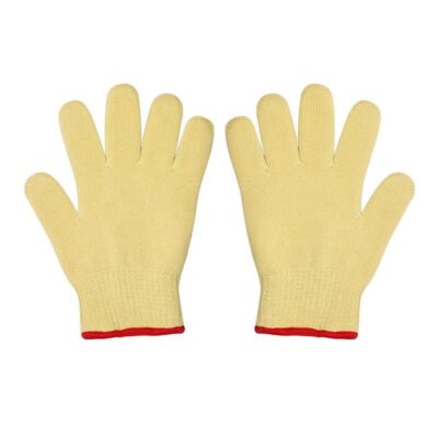 Heat-resistant cut-resistant work cotton gloves for high-temperature safety