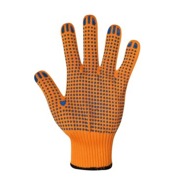 High-quality dotted cotton gloves for construction safety