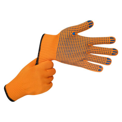 High-quality dotted cotton gloves for construction safety