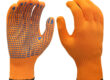 High-quality dotted cotton gloves for construction safety