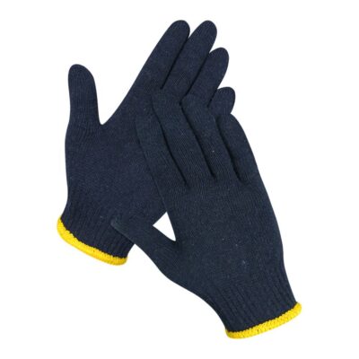 Durable safety work cotton gloves for industrial applications