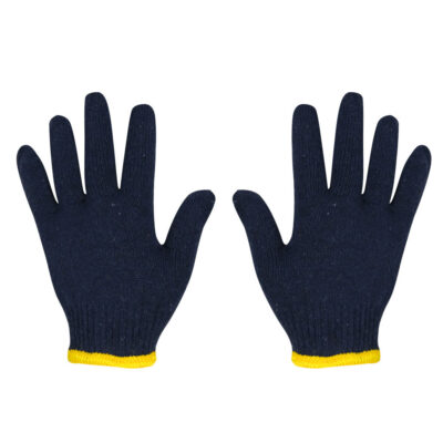 Durable safety work cotton gloves for industrial applications