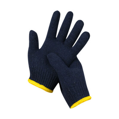 Durable safety work cotton gloves for industrial applications
