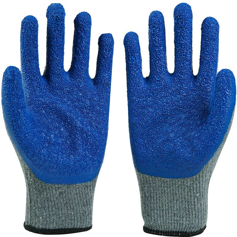 High-quality safety protection coated cotton gloves for workers